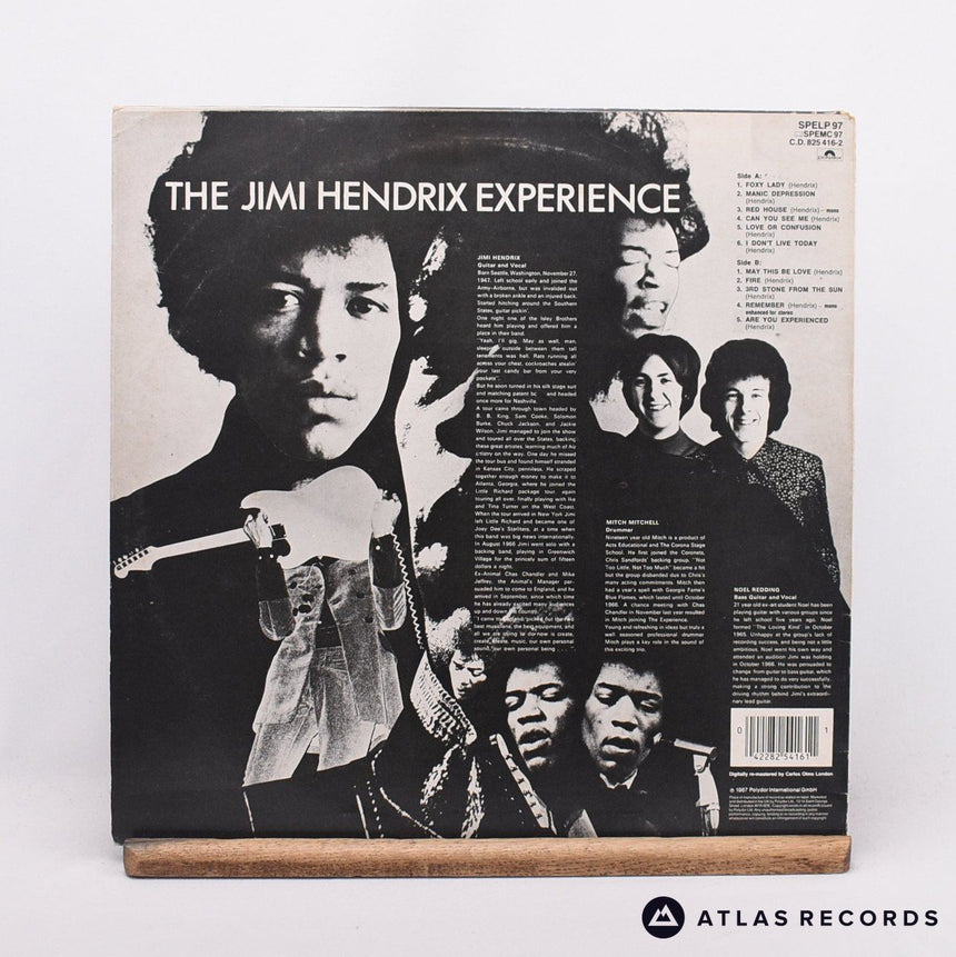 The Jimi Hendrix Experience - Are You Experienced - LP Vinyl Record - VG+/EX