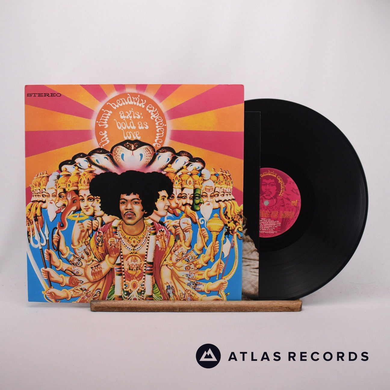 The Jimi Hendrix Experience Axis: Bold As Love LP Vinyl Record - Front Cover & Record