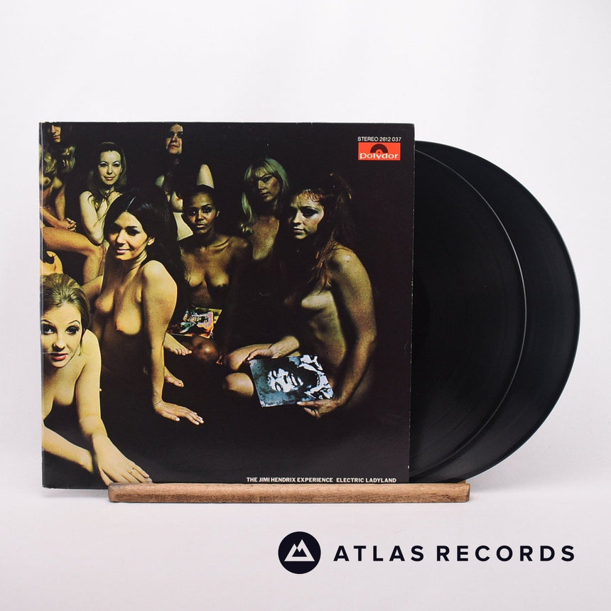 The Jimi Hendrix Experience Electric Ladyland 2 x LP Vinyl Record - Front Cover & Record