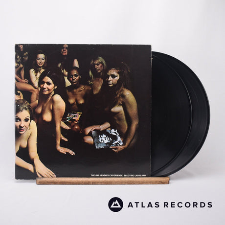 The Jimi Hendrix Experience Electric Ladyland 2 x LP Vinyl Record - Front Cover & Record