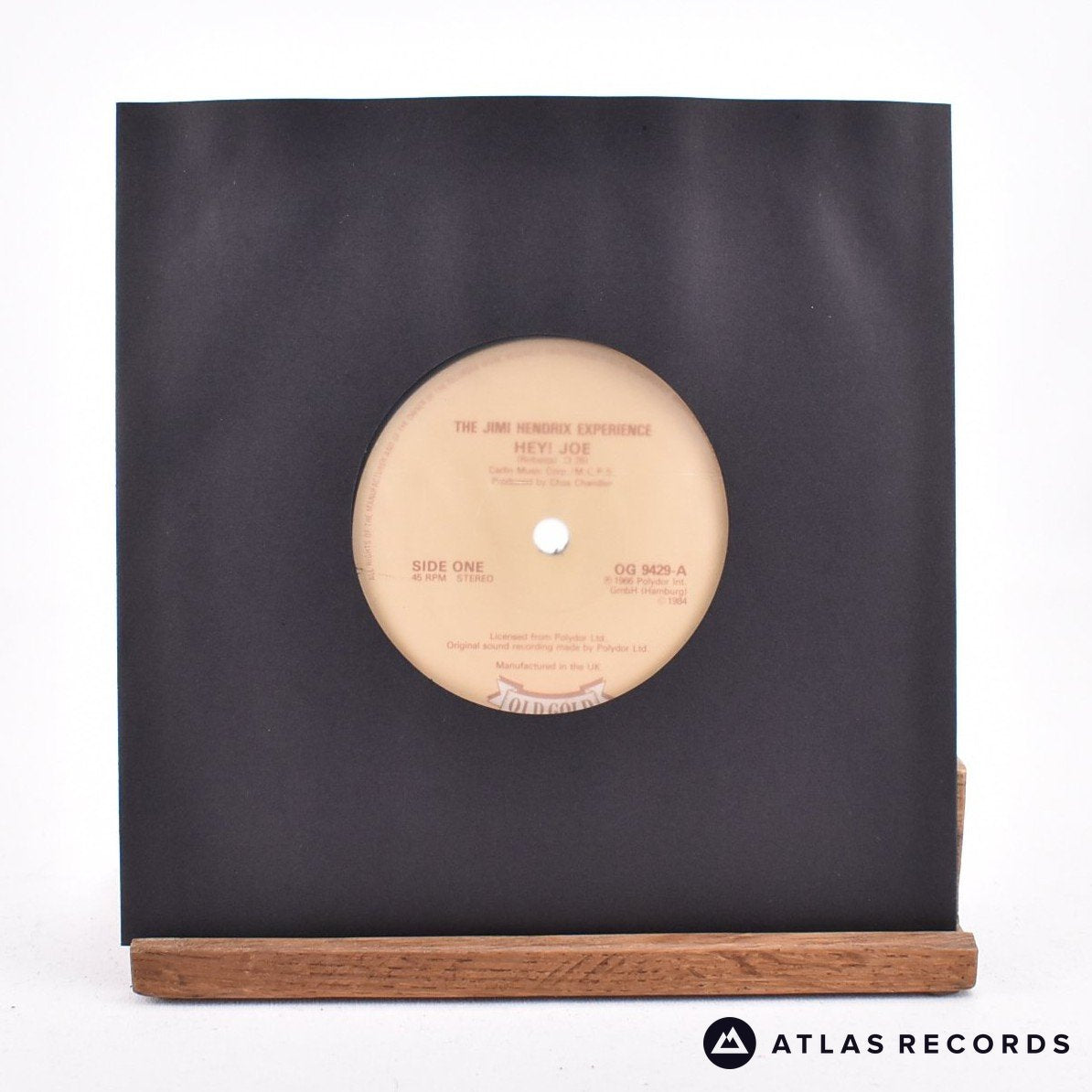 The Jimi Hendrix Experience Hey! Joe 7" Vinyl Record - In Sleeve