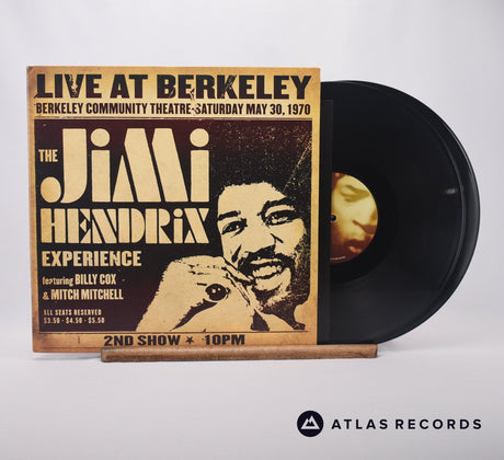 The Jimi Hendrix Experience Live At Berkeley Double LP Vinyl Record - Front Cover & Record