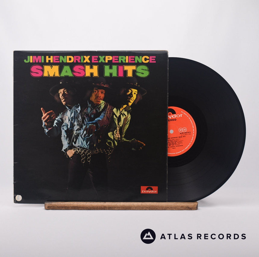 The Jimi Hendrix Experience Smash Hits LP Vinyl Record - Front Cover & Record