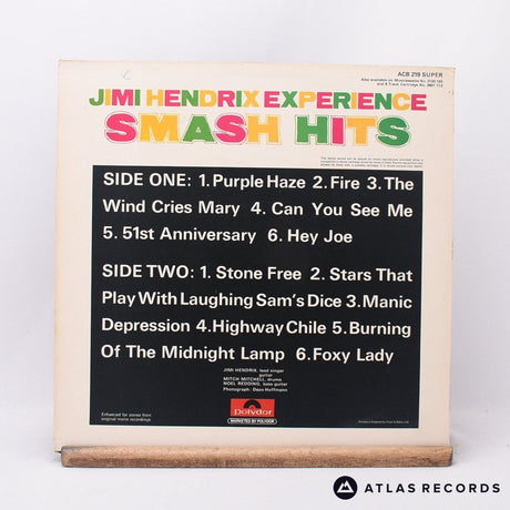 The Jimi Hendrix Experience - Smash Hits - Reissue LP Vinyl Record - EX/VG+