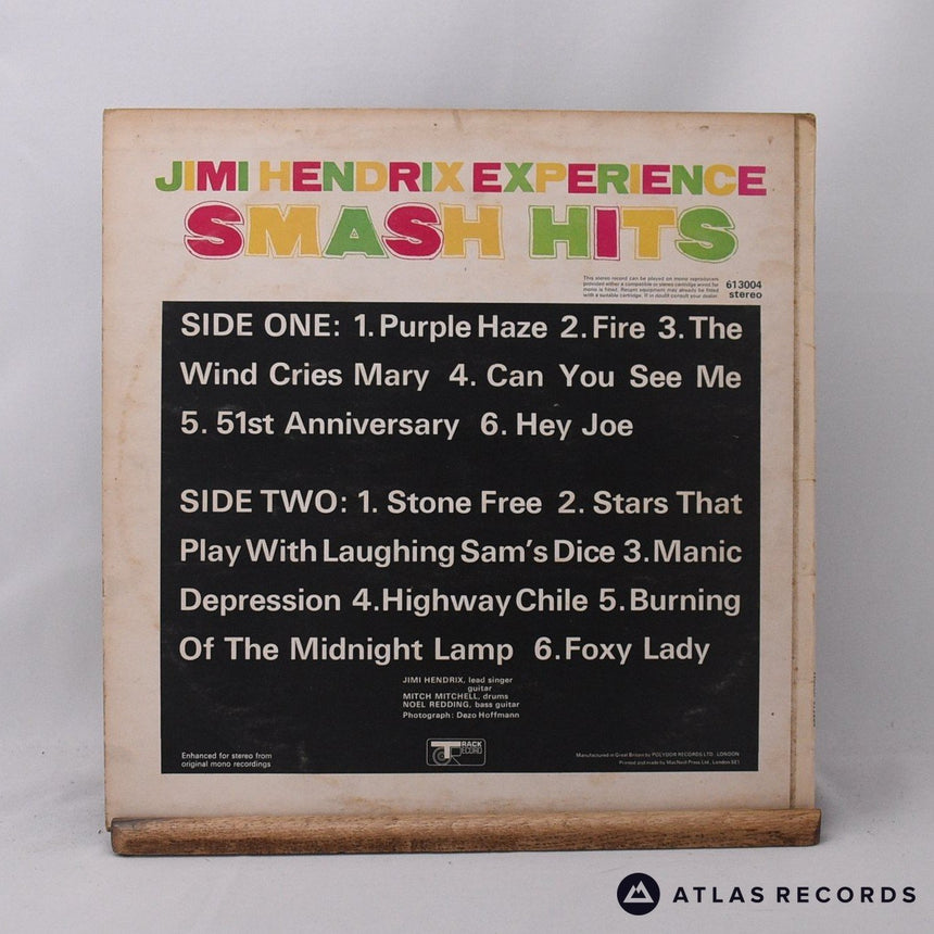 The Jimi Hendrix Experience - Smash Hits - Reissue LP Vinyl Record - VG+/VG+