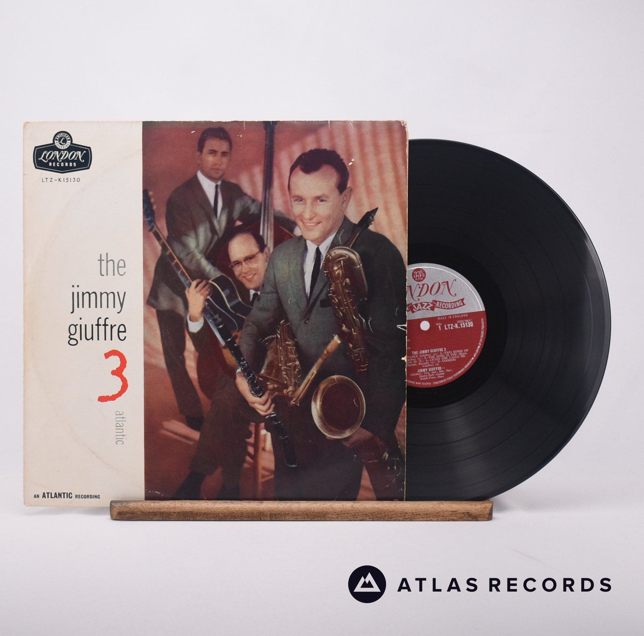 The Jimmy Giuffre Trio The Jimmy Giuffre 3 LP Vinyl Record - Front Cover & Record