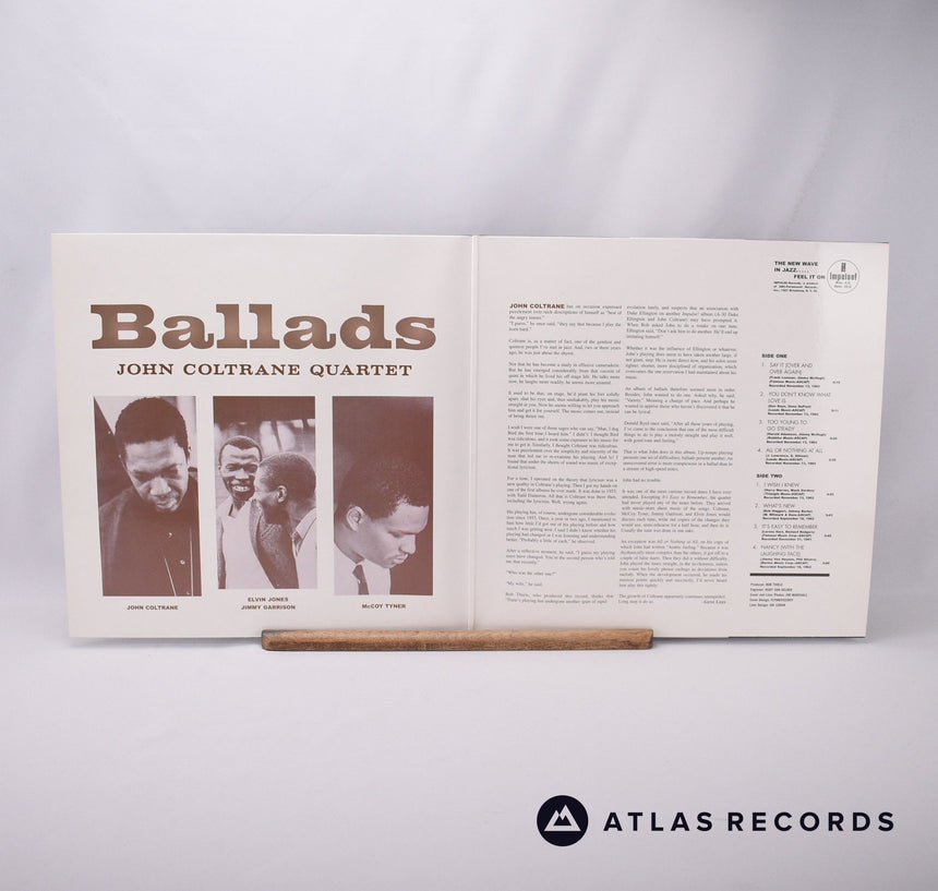 The John Coltrane Quartet - Ballads - Reissue LP Vinyl Record - EX/VG+