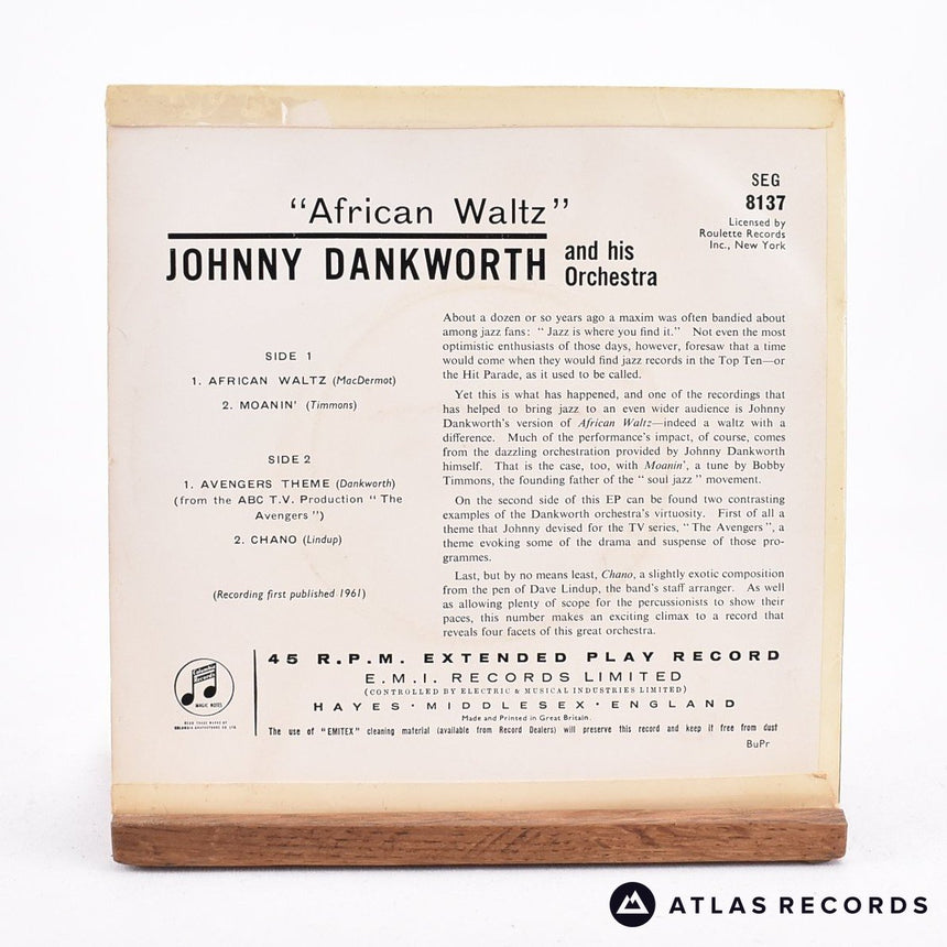 The John Dankworth Orchestra - African Waltz - Mono 7" EP Vinyl Record - VG+/VG+