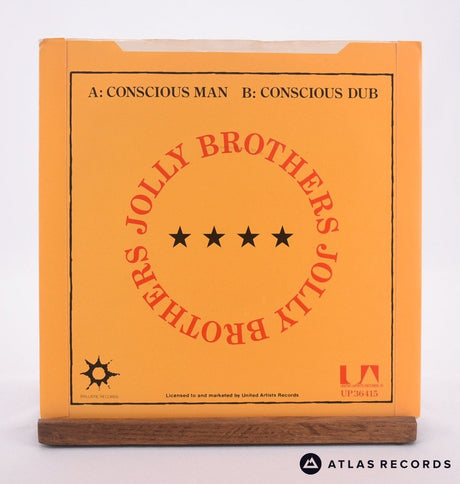 The Jolly Brothers - Conscious Man - Mono 7" Vinyl Record - VG+/EX