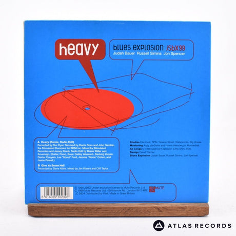 The Jon Spencer Blues Explosion - Heavy - Blue 7" Vinyl Record - EX/VG+