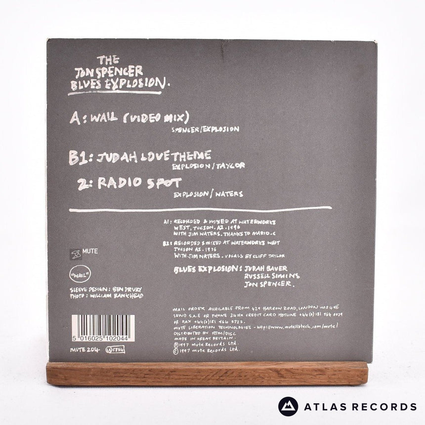 The Jon Spencer Blues Explosion - Wail - 7" Vinyl Record - EX/EX