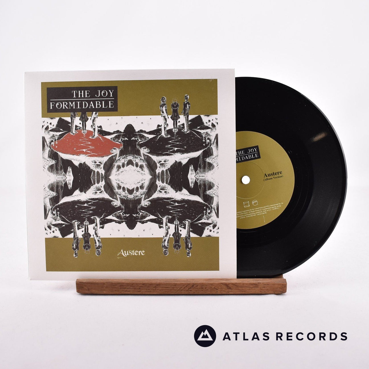 The Joy Formidable Austere 7" Vinyl Record - Front Cover & Record
