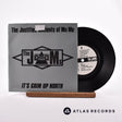 The Justified Ancients Of Mu Mu It's Grim Up North 7" Vinyl Record - Front Cover & Record