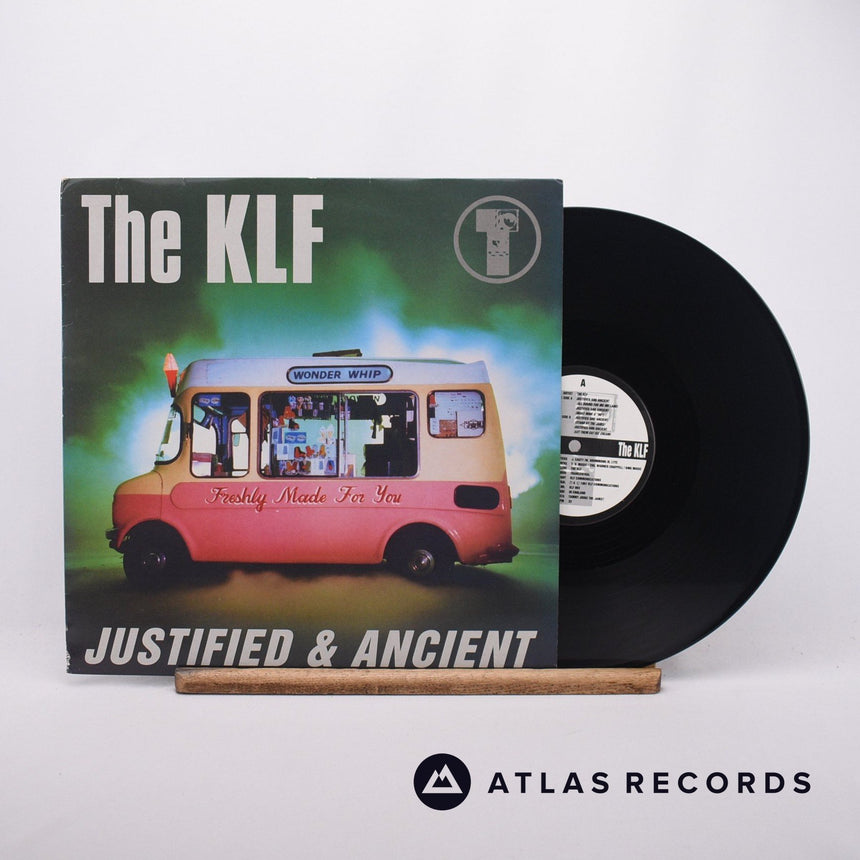 The KLF Justified & Ancient 12" Vinyl Record - Front Cover & Record