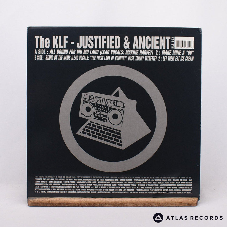 The KLF - Justified & Ancient - Townhouse 12" Vinyl Record - EX/EX