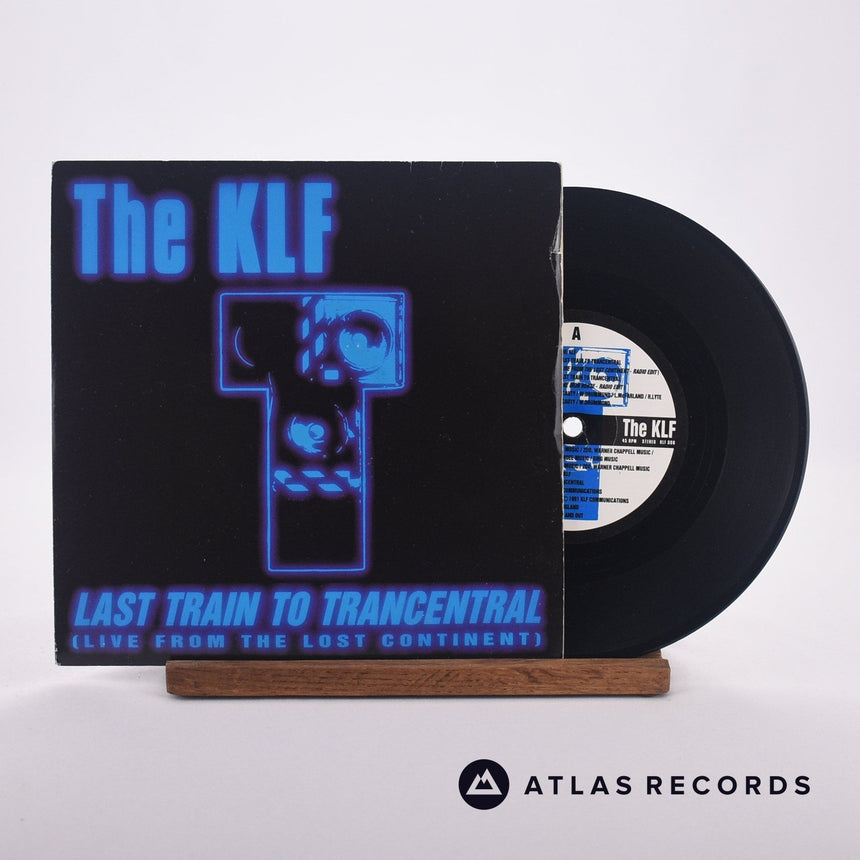 The KLF Last Train To Trancentral 7" Vinyl Record - Front Cover & Record