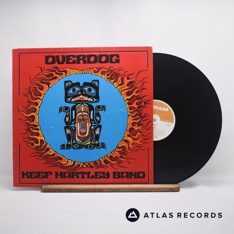 The Keef Hartley Band Overdog LP Vinyl Record - Front Cover & Record