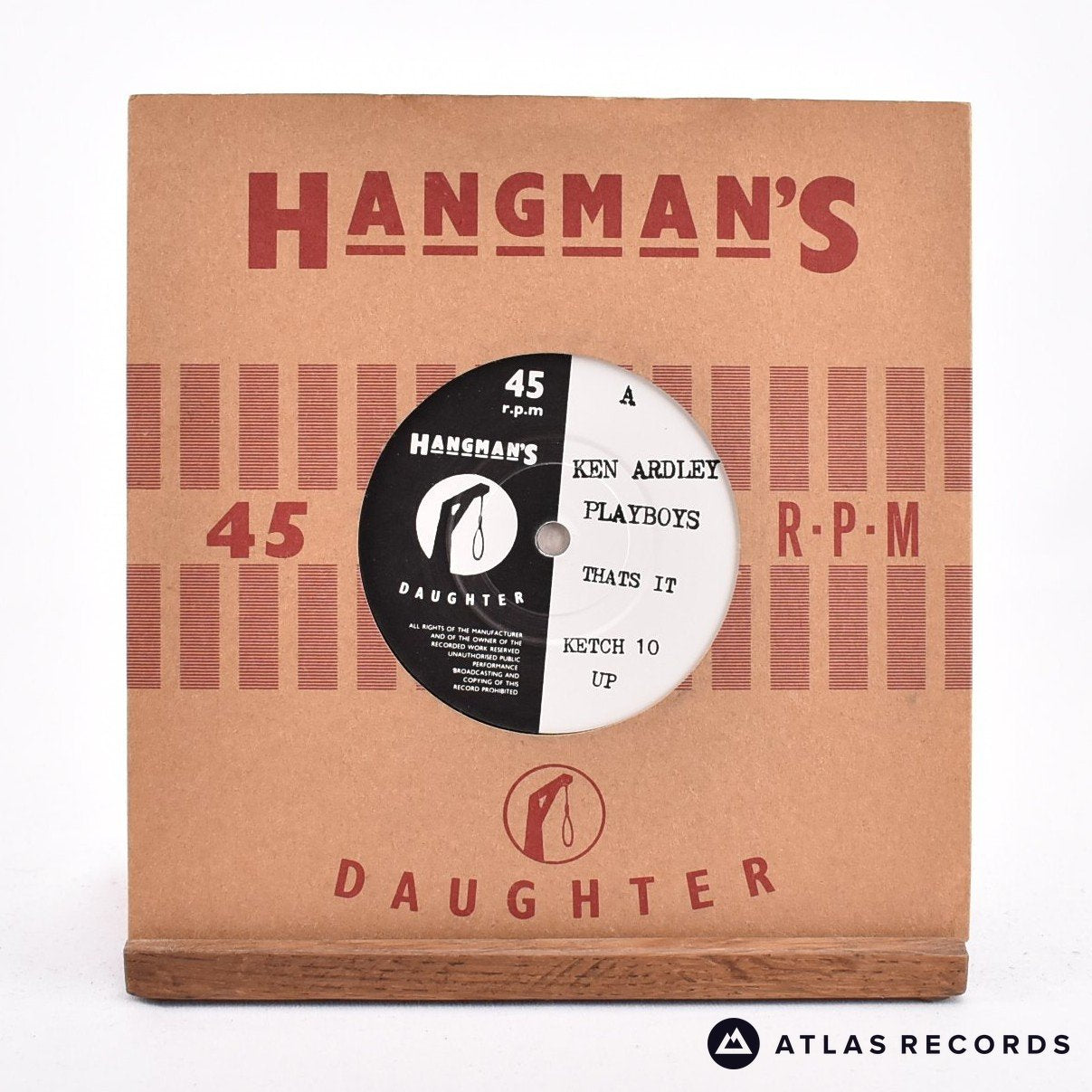 The Ken Ardley Playboys Thats It 7" Vinyl Record - Front Cover & Record