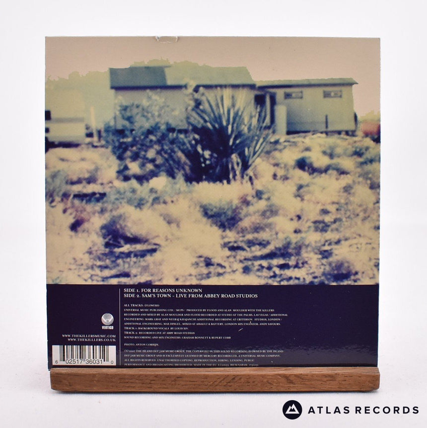 The Killers - For Reasons Unknown - 7" Vinyl Record - NM/NM