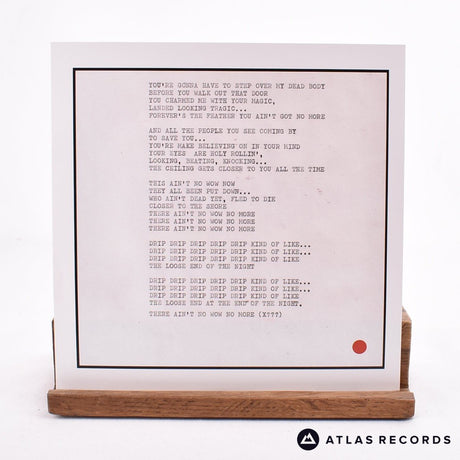 The Kills - No Wow - Lyric Sheet 7" Vinyl Record - NM/NM