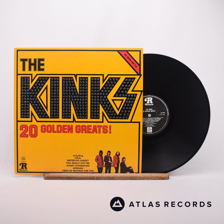 The Kinks 20 Golden Greats LP Vinyl Record - Front Cover & Record