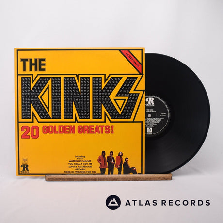 The Kinks 20 Golden Greats LP Vinyl Record - Front Cover & Record