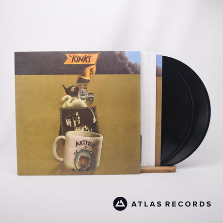 The Kinks Arthur Or The Decline And Fall Of The British Empire 2 x LP Vinyl Record - Front Cover & Record