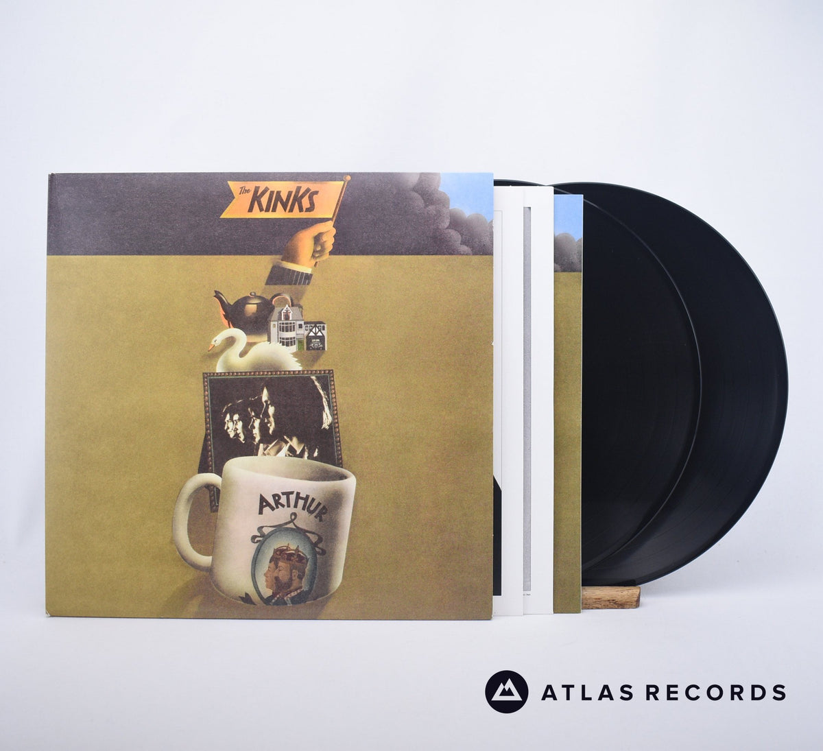 The Kinks Arthur Or The Decline And Fall Of The British Empire 2 x LP Vinyl Record - Front Cover & Record