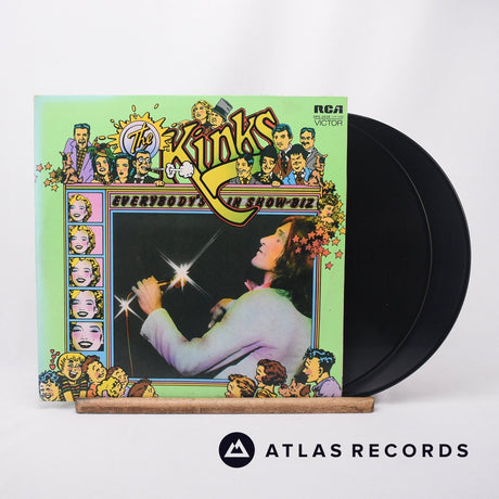 The Kinks Everybody's In Show-Biz - Everybody's A Star 2 x LP Vinyl Record - Front Cover & Record
