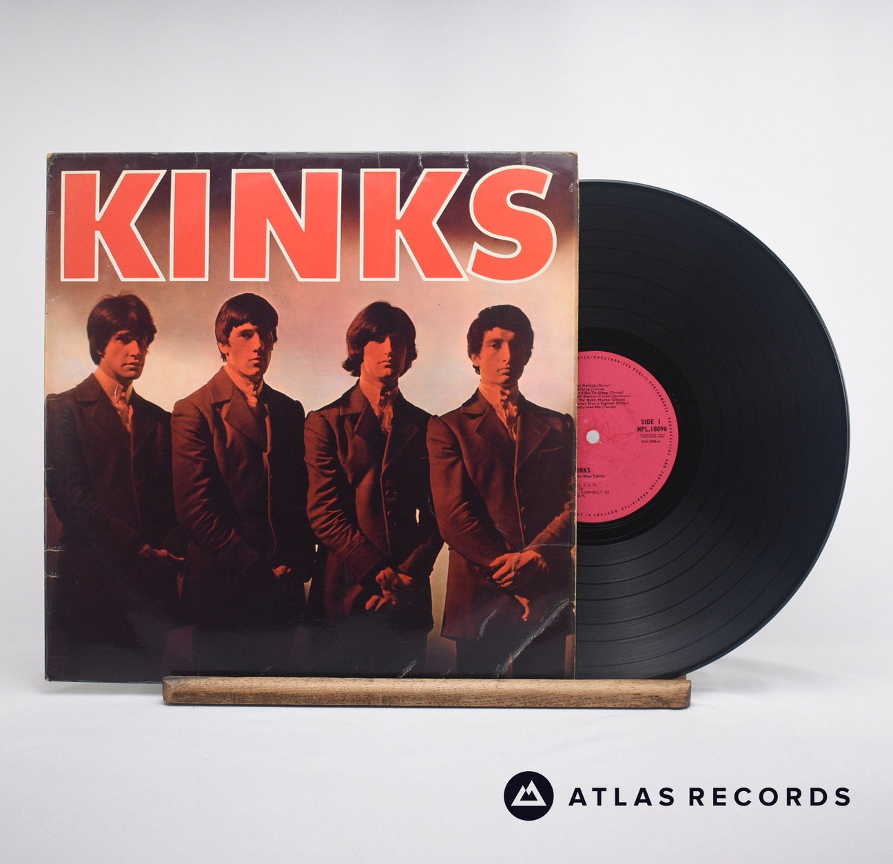 The Kinks Kinks LP Vinyl Record - Front Cover & Record