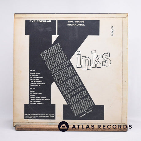 The Kinks - Kinks - Mono A1 B2 LP Vinyl Record - VG+/VG+