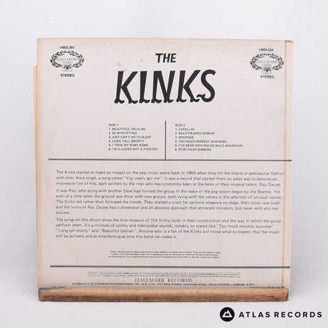 The Kinks - Kinks - Reissue Signed LP Vinyl Record - EX/VG+