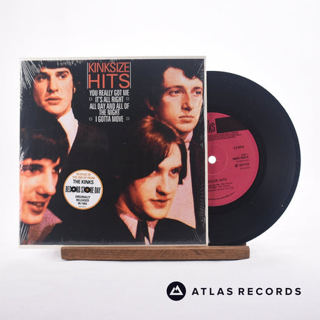 The Kinks Kinksize Hits 7" Vinyl Record - Front Cover & Record