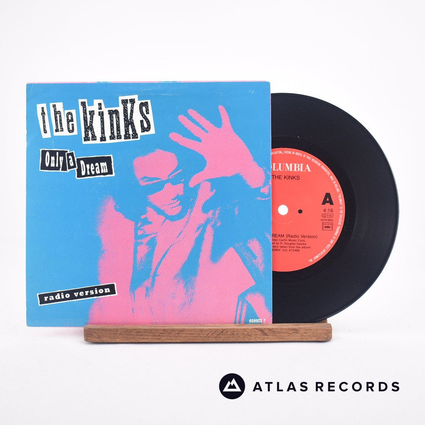 The Kinks Only A Dream 7" Vinyl Record - Front Cover & Record