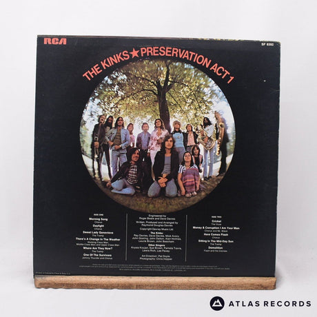 The Kinks - Preservation Act 1 - Lyric Sheet LP Vinyl Record - EX/EX