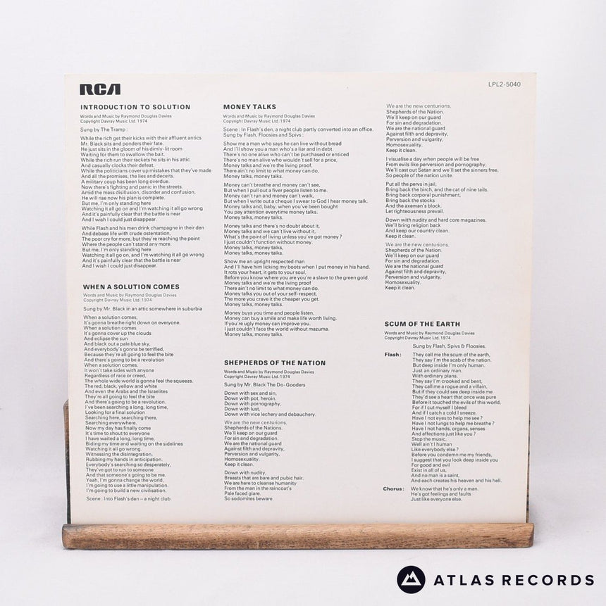 The Kinks - Preservation Act 2 - A-1E B-1E 2 x LP Vinyl Record - VG+/EX