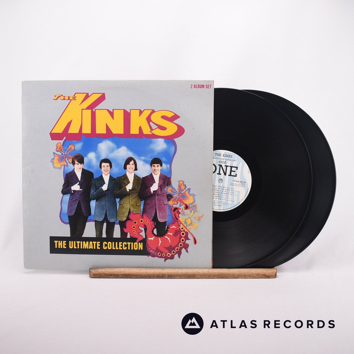 The Kinks The Ultimate Collection 2 x LP Vinyl Record - Front Cover & Record