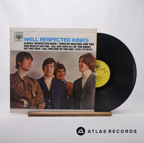 The Kinks Well Respected Kinks LP Vinyl Record - Front Cover & Record