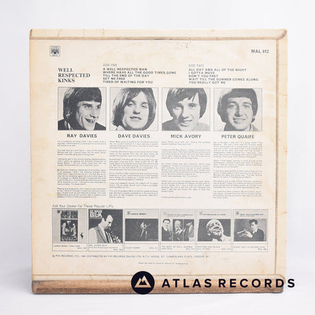 The Kinks - Well Respected Kinks - LP Vinyl Record - VG+/VG