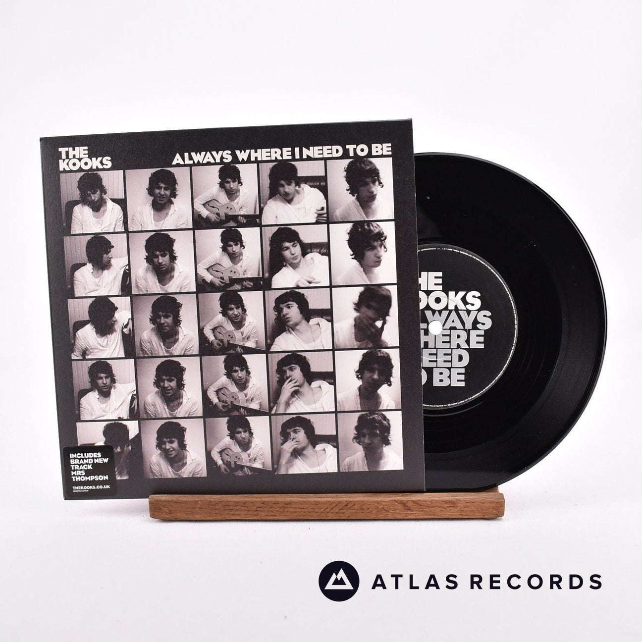 The Kooks Always Where I Need To Be 7" Vinyl Record - Front Cover & Record