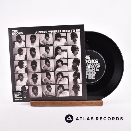 The Kooks Always Where I Need To Be 7" Vinyl Record - Front Cover & Record