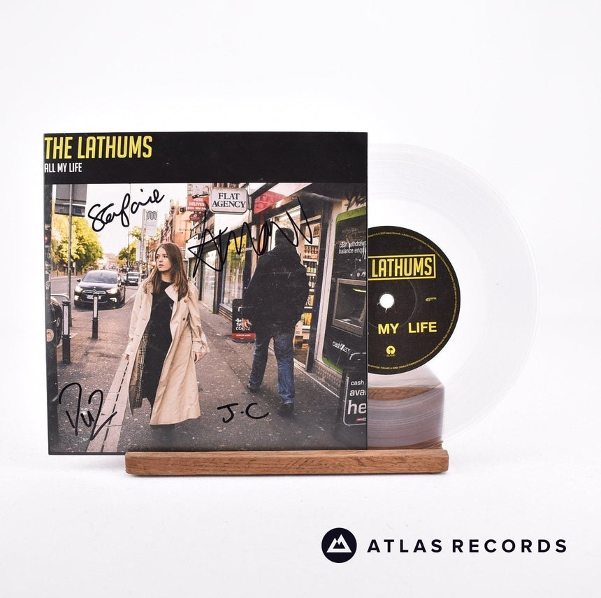 The Lathums All My Life 7" Vinyl Record - Front Cover & Record
