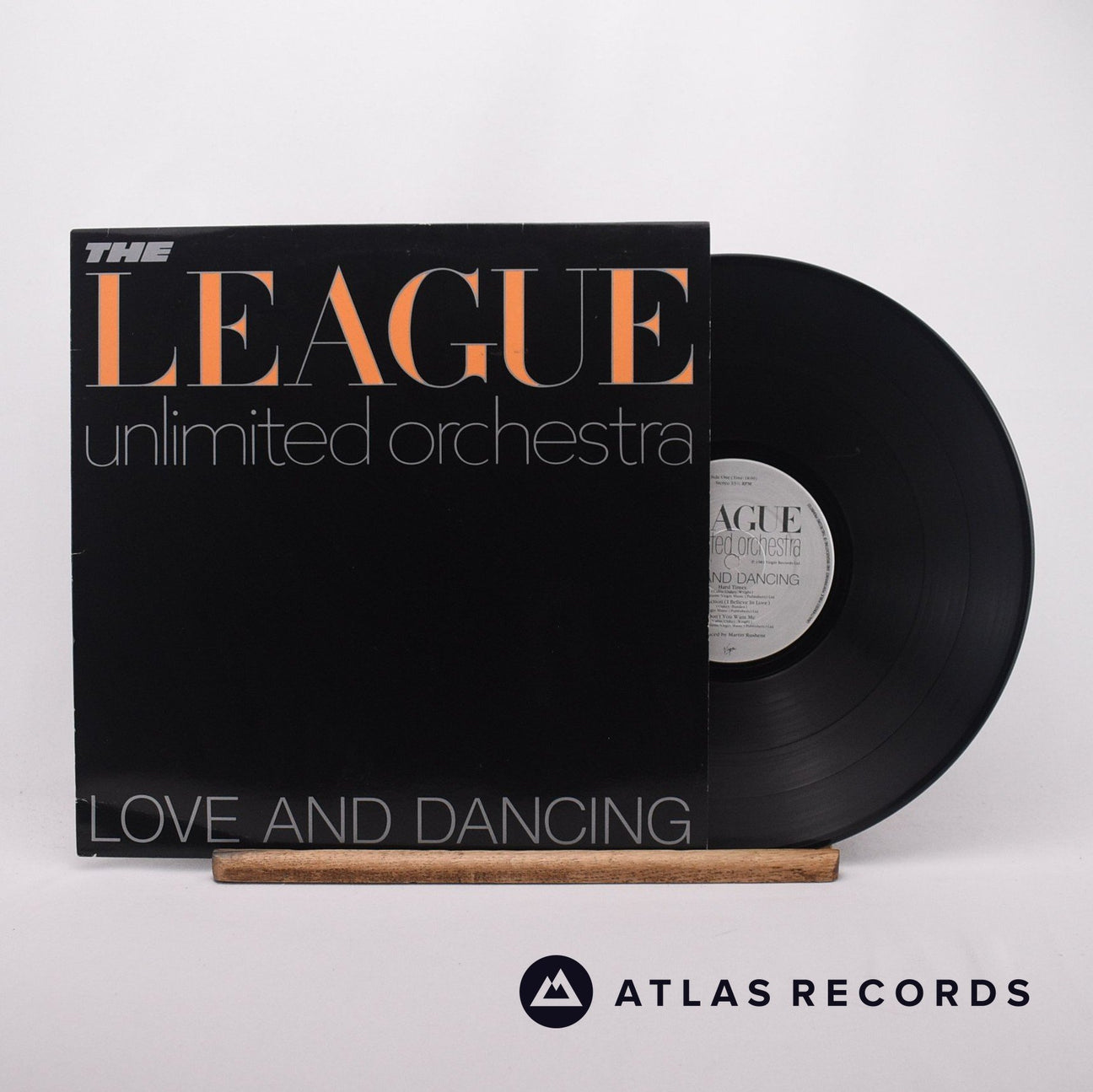 The League Unlimited Orchestra Love And Dancing LP Vinyl Record - Front Cover & Record