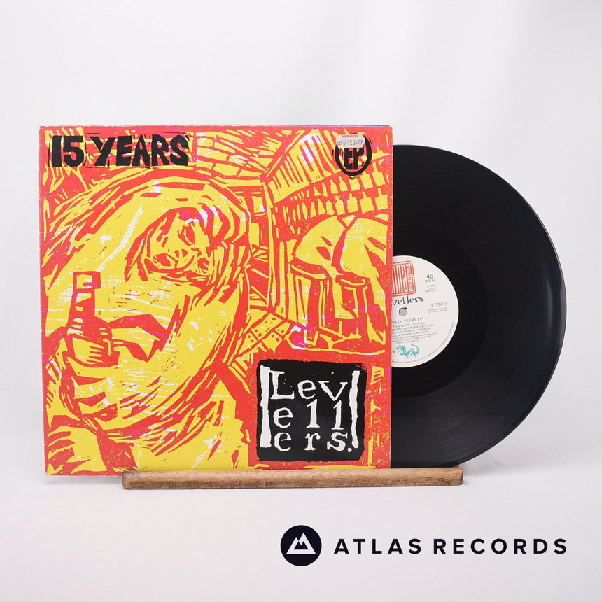 The Levellers 15 Years EP 12" Vinyl Record - Front Cover & Record