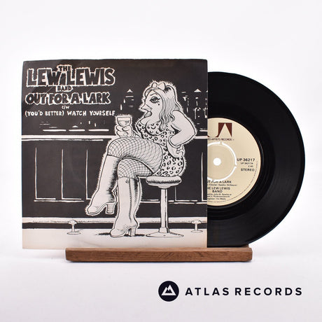 The Lew Lewis Band Out For A Lark 7" Vinyl Record - Front Cover & Record