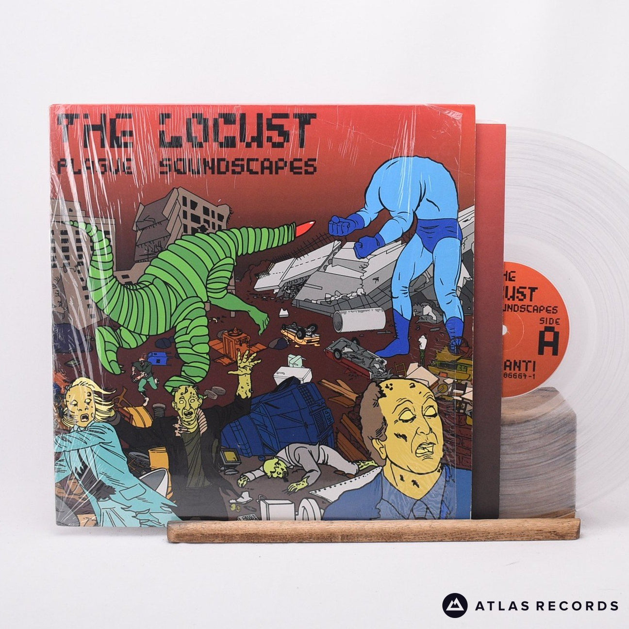 The Locust Plague Soundscapes 12" Vinyl Record - Front Cover & Record