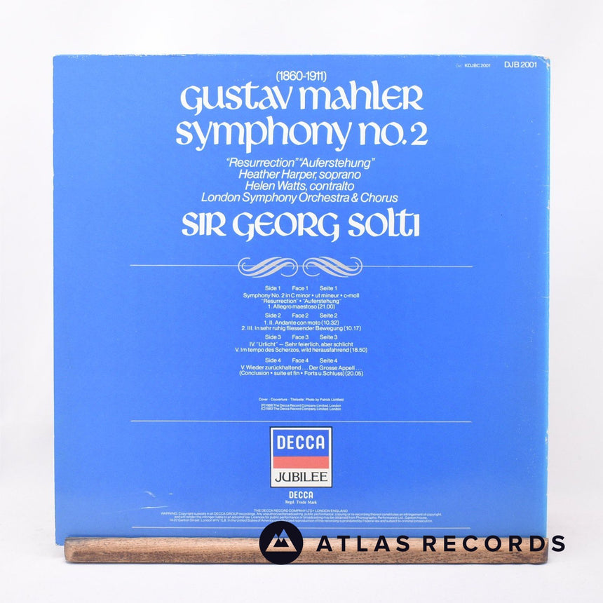 The London Symphony Orchestra - Mahler Symphony No.2 - Double LP Vinyl Record