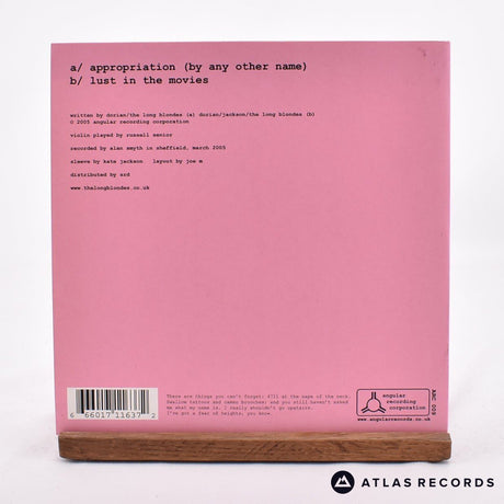The Long Blondes - Appropriation - 7" Vinyl Record - NM/NM