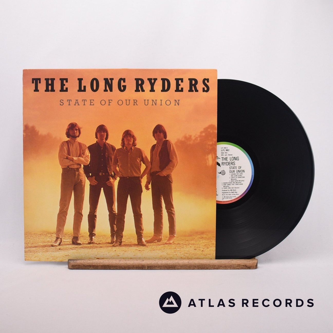 The Long Ryders State Of Our Union LP Vinyl Record - Front Cover & Record
