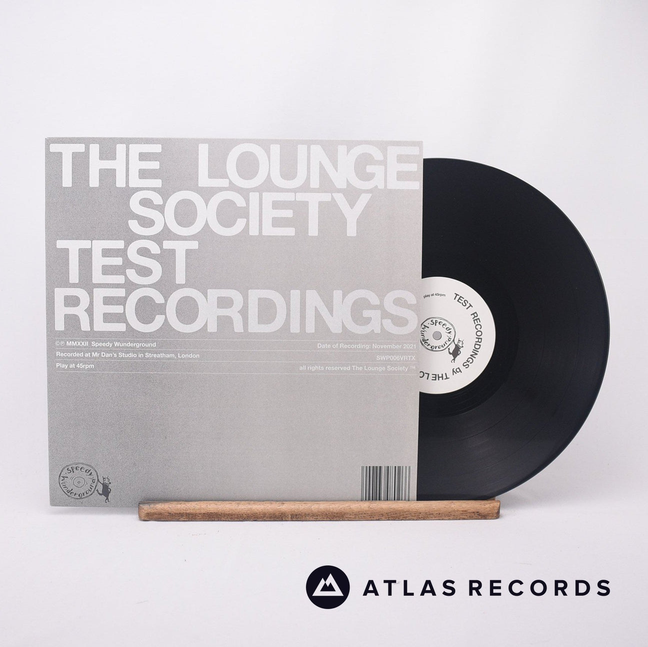 The Lounge Society Test Recordings 12" Vinyl Record - Front Cover & Record